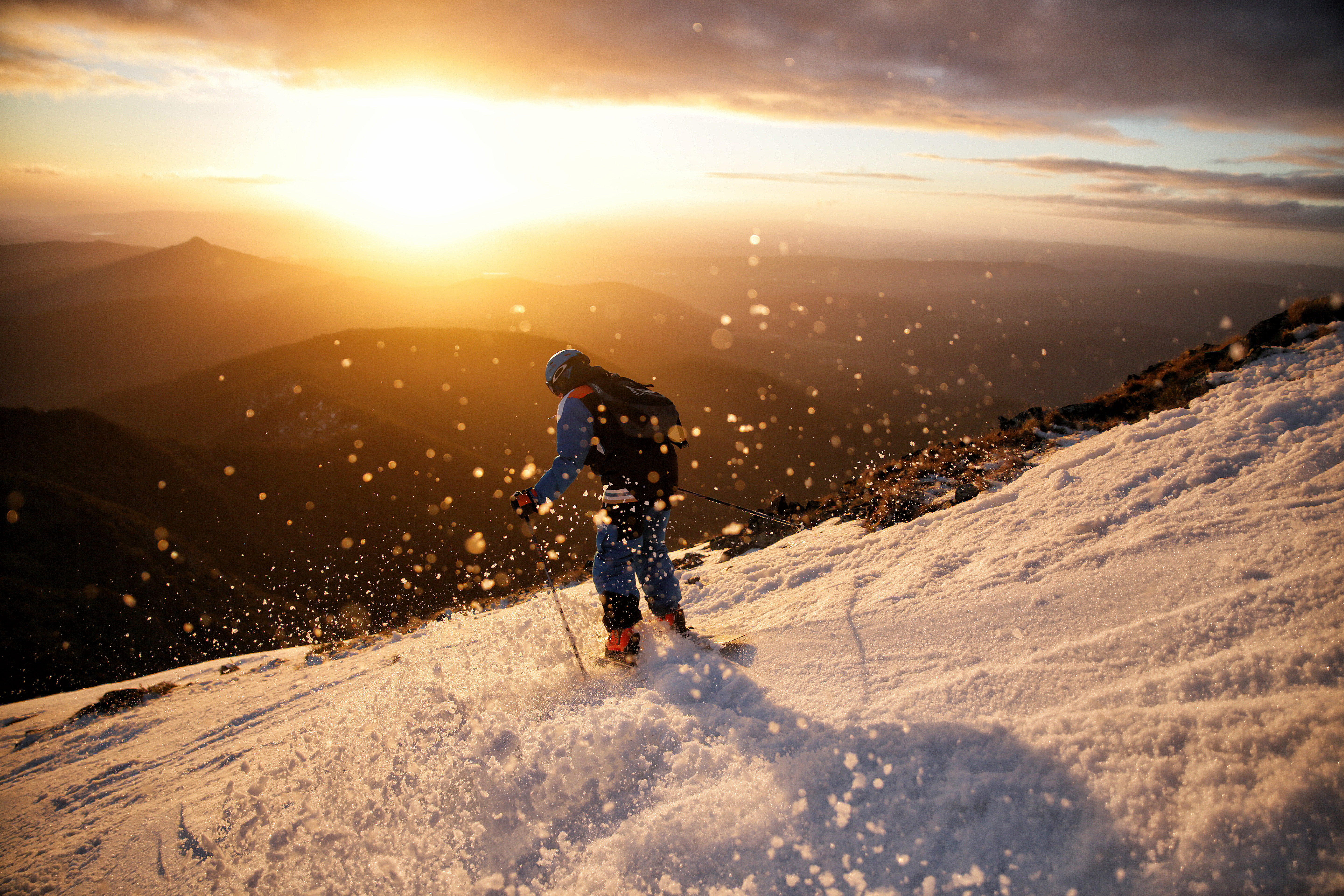 Off piste at Mount Buller, Australia 2018. 