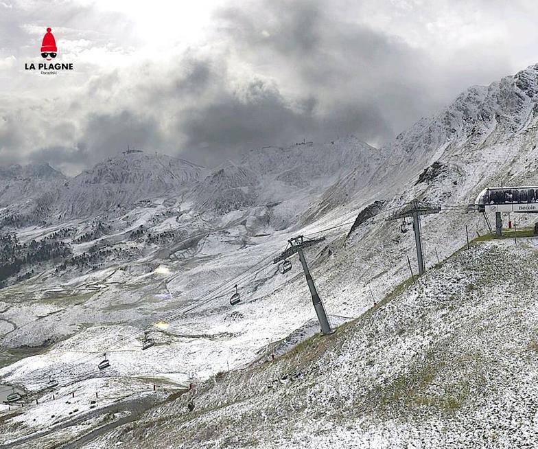 First dustings., La Plagne