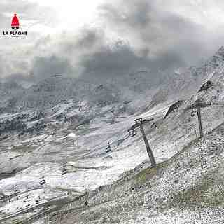 First dustings., La Plagne