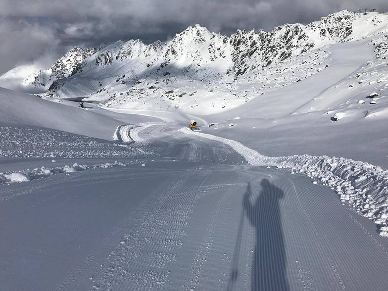 New season and already lots of snow., Verbier