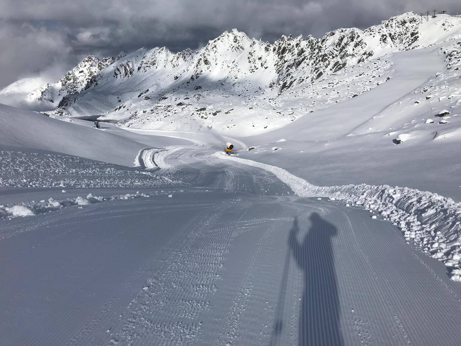 New season and already lots of snow., Verbier