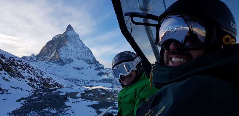 Heading back up for one more run...., Zermatt