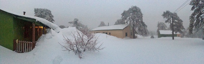 Troodos in white, Mt Olympus