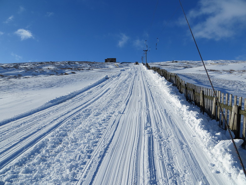 F1 being groomed, Weardale Ski Club