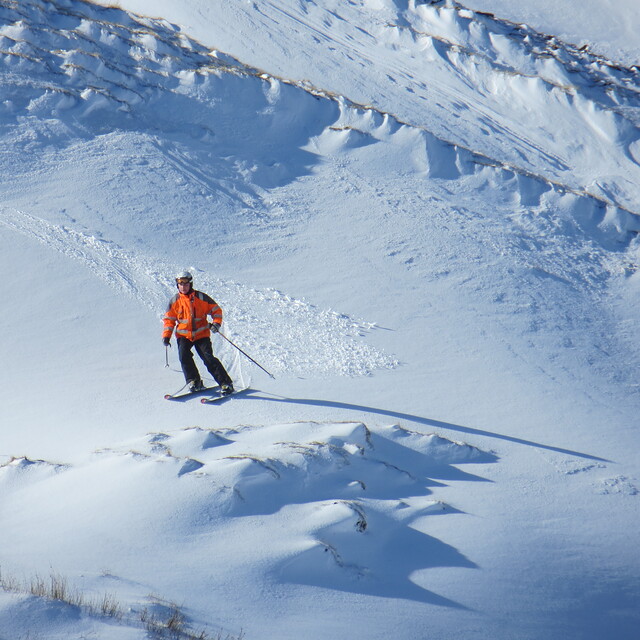 Some of the extensive off-piste skiing, Weardale Ski Club