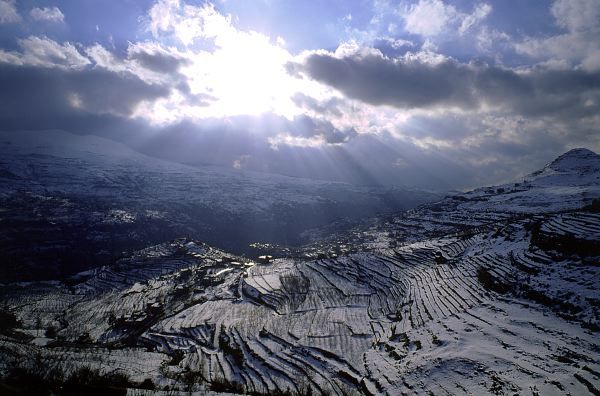 Qadicha valley(holly valley),lebanon, Mzaar Ski Resort