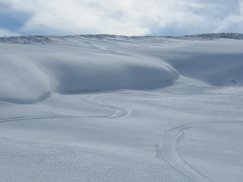 Main gully full of snow, Weardale Ski Club