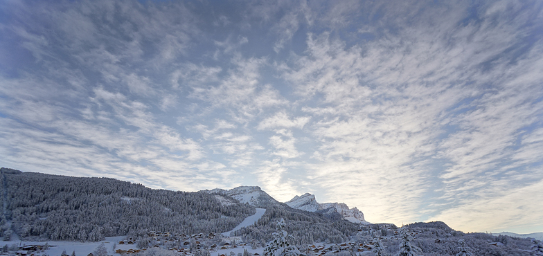 Village view Les Csrroz, Les Carroz