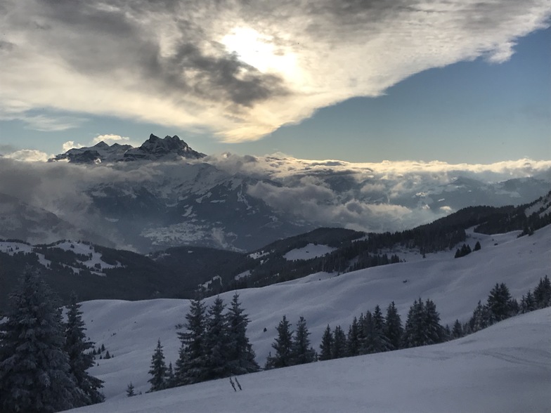 Dent de Midi from Villars