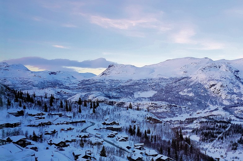 View from Skarsnuten, Hemsedal