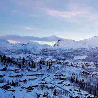 View from Skarsnuten, Hemsedal