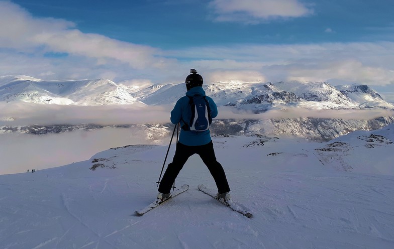 Looking across the valley, Hemsedal below