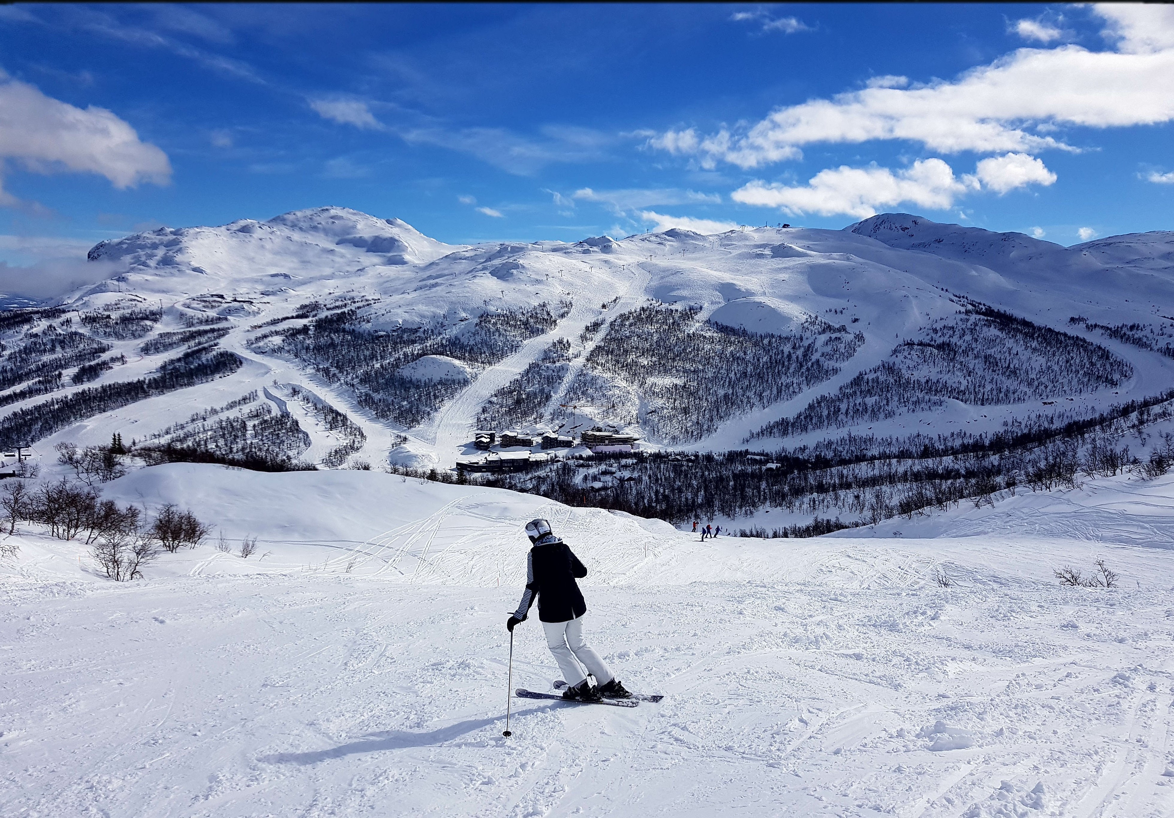 View towards main pistes and Totten, Hemsedal