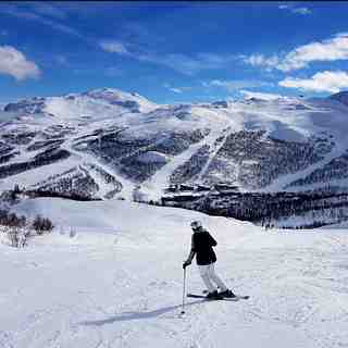 View towards main pistes and Totten, Hemsedal