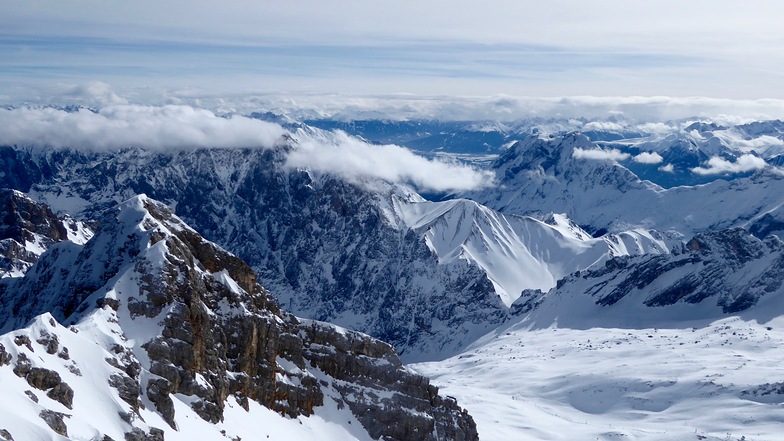 Amazing mountain scenery, Garmisch-Partenkirchen-Zugspitze