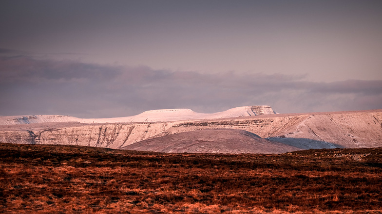 Mid January snow in the Brecon Beacons, Pen-y-Fan