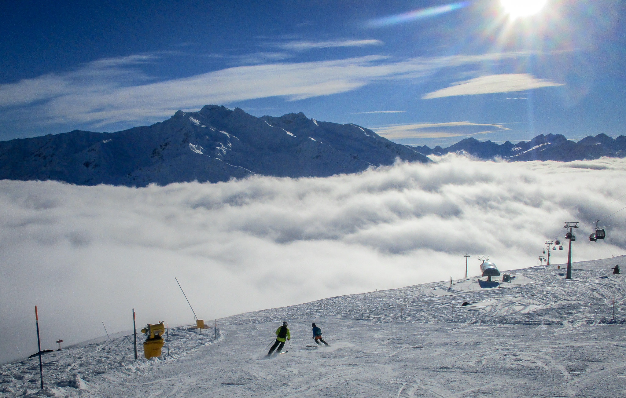 Above the clouds, Andermatt