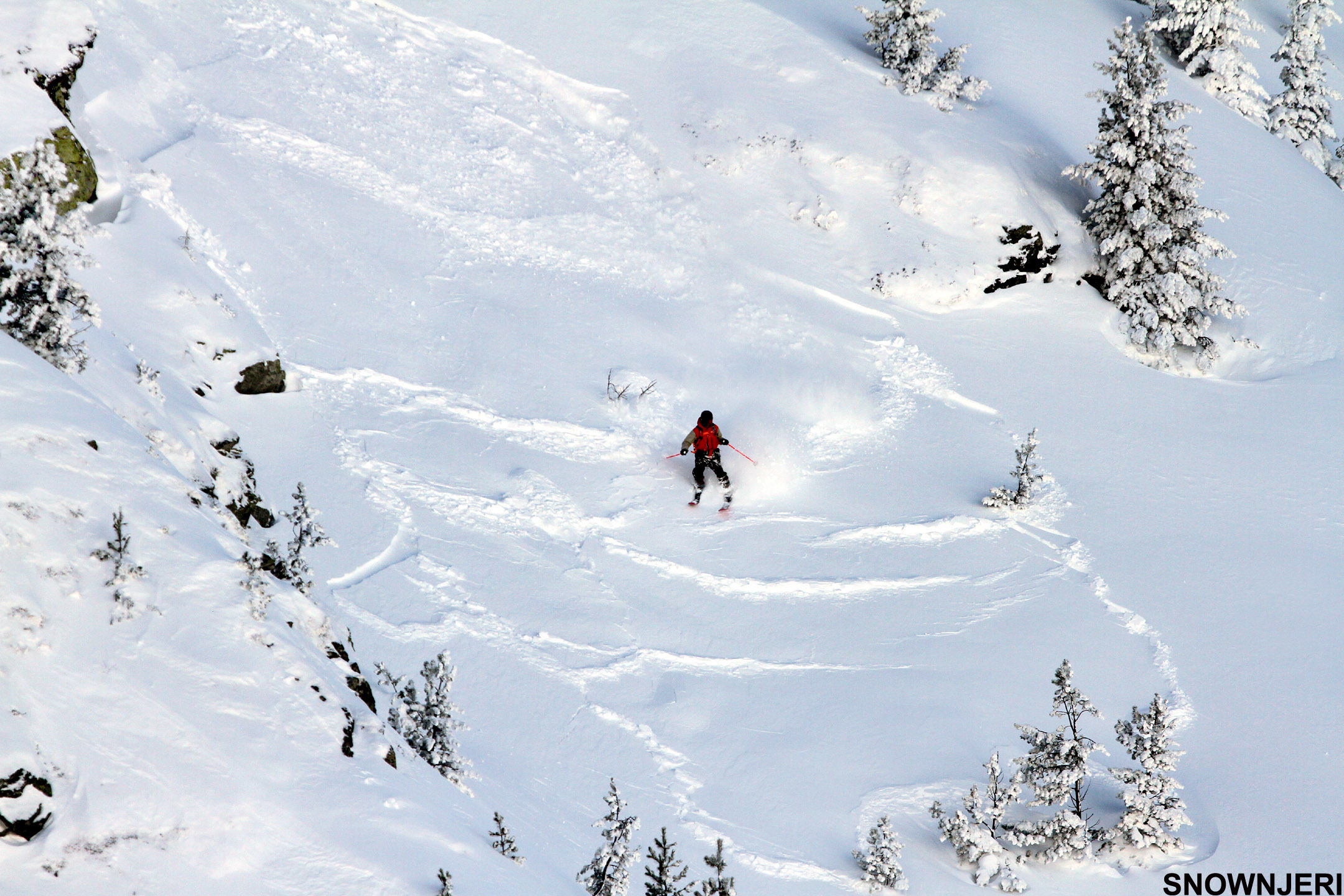 Skiing the avalanche, Brezovica