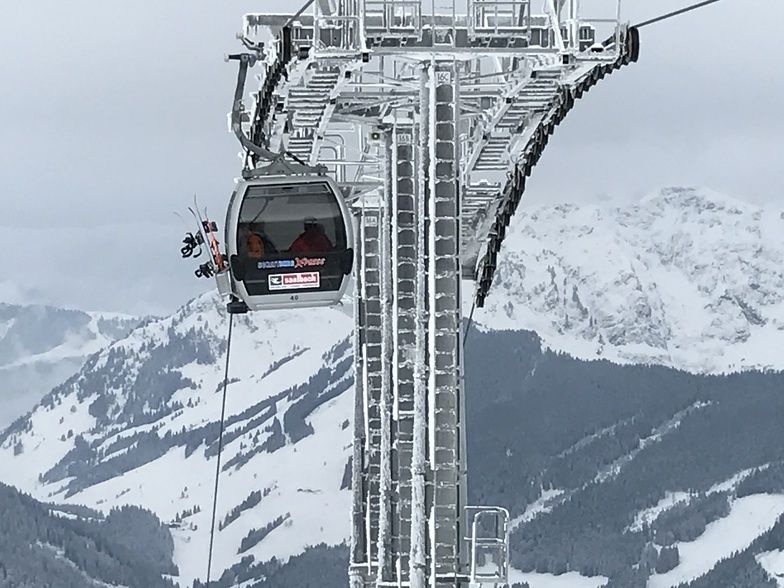 Snow day in Saalbach and Hinterlem, Saalbach Hinterglemm