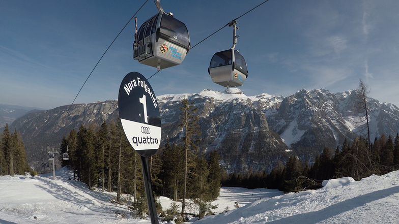 Black run 1 at, Madonna di Campiglio