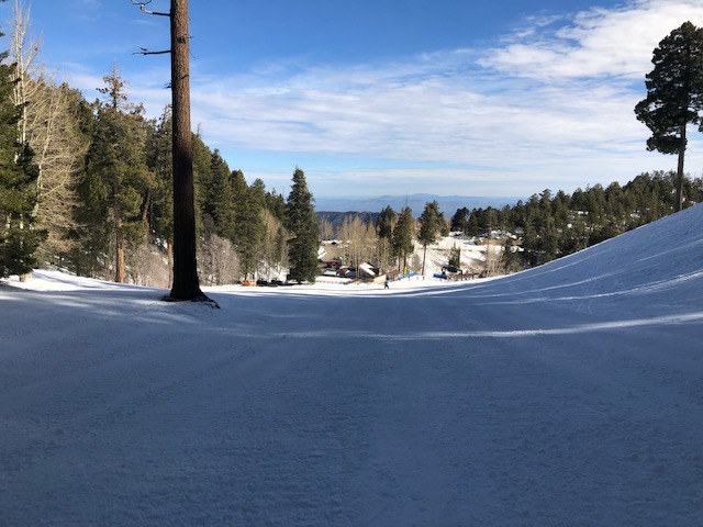 Beginner run at Mount Lemmon Ski Valley