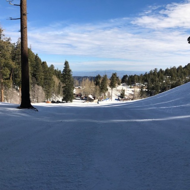 Beginner run at Mount Lemmon Ski Valley