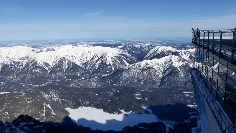 Cable car on top of Zugspitze, Garmisch-Partenkirchen-Zugspitze