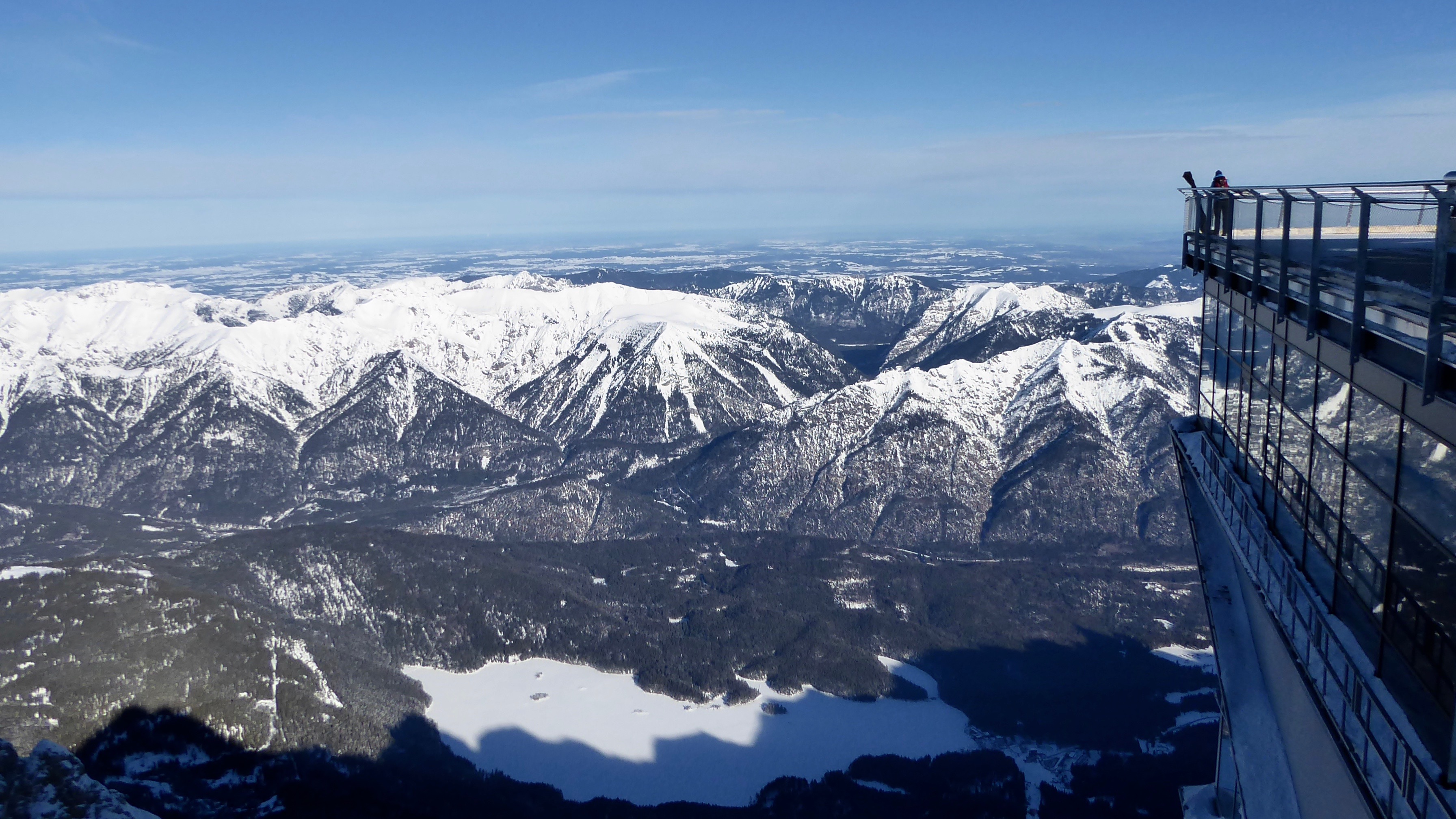 Cable car on top of Zugspitze, Garmisch-Partenkirchen-Zugspitze