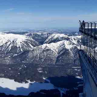 Cable car on top of Zugspitze, Garmisch-Partenkirchen-Zugspitze