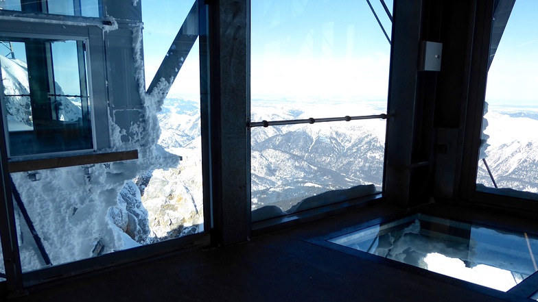 Inside cable car station Zugspitze, Garmisch-Partenkirchen-Zugspitze