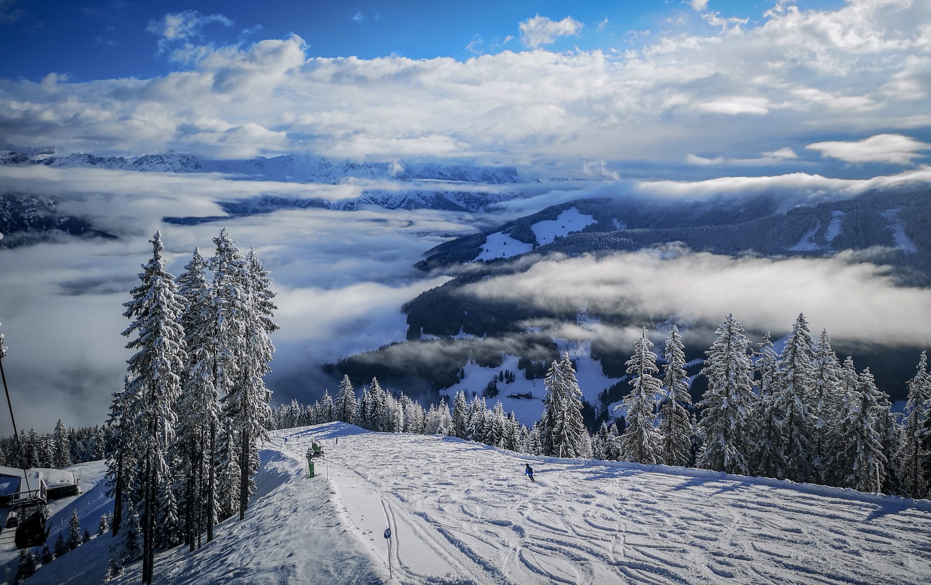 Saalbach with 60cm of fresh snow in last 72 hrs, Saalbach Hinterglemm