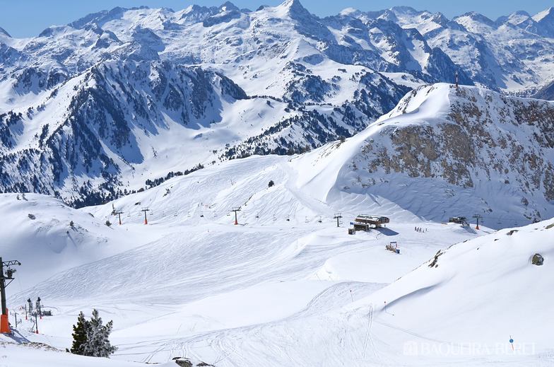 Resort at the start of spring 2019, Baqueira/Beret