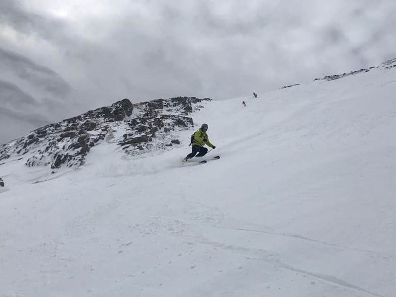 Ski area remains open after fresh snow., Glencoe Mountain Resort