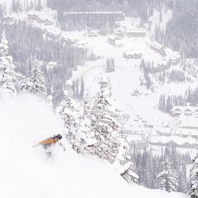 Apex Resort Snow: The snow is back in BC, Canada.