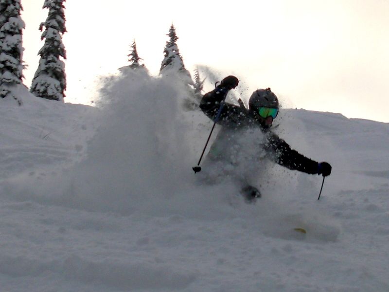 Body Shot in Big Chief trees, Stevens Pass