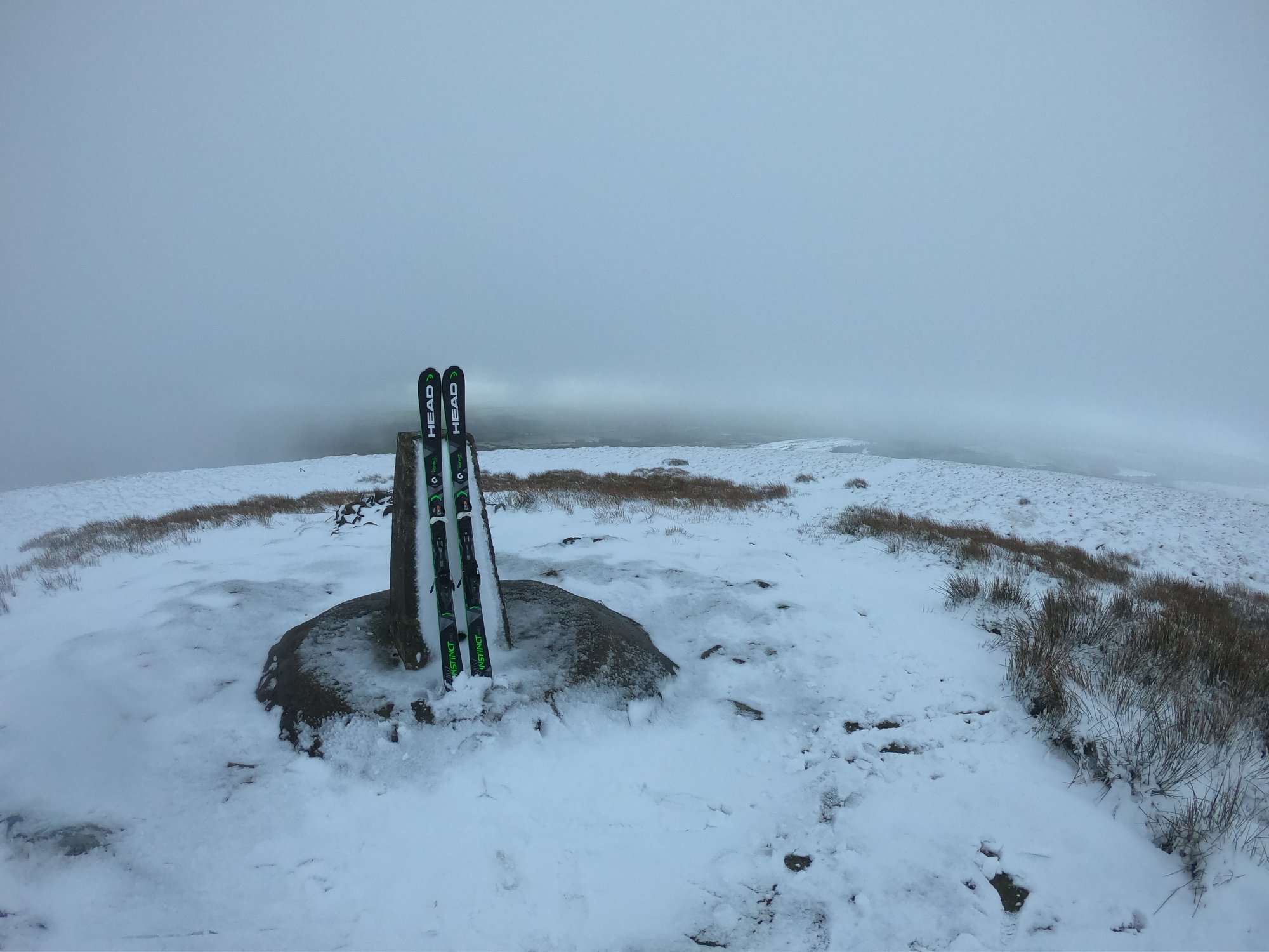 The summit of Foel Cwmcerwyn