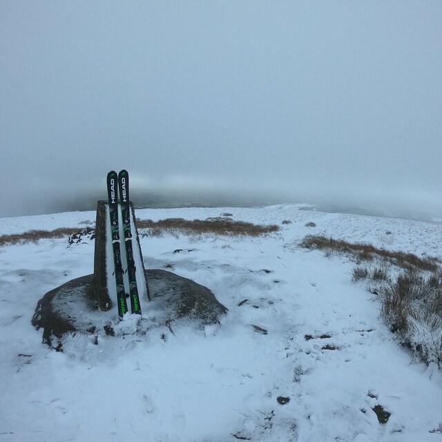 The summit of Foel Cwmcerwyn