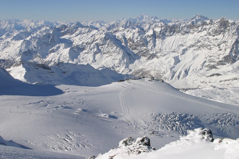 Breuil-Cervinia Valtournenche snow
