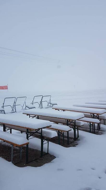 20cm of fresh snow, Stubai Glacier