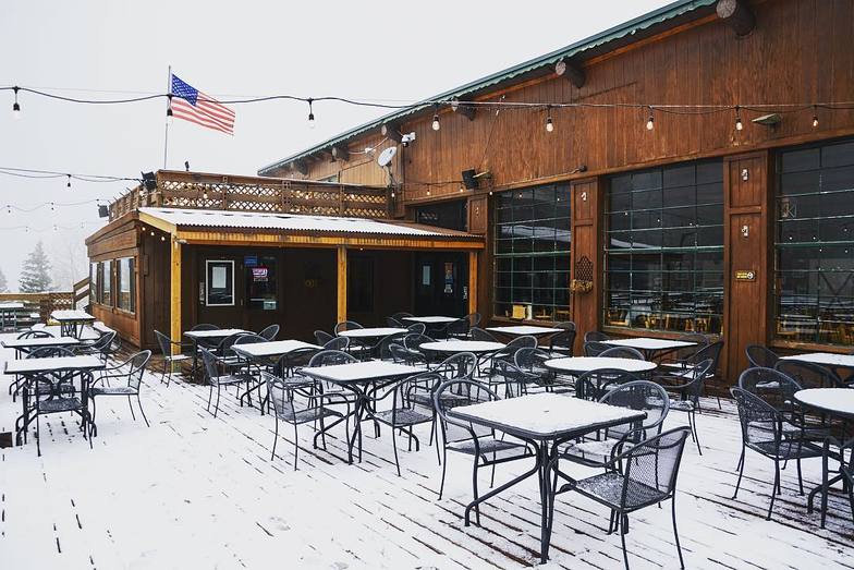 Arizona Snowbowl snow