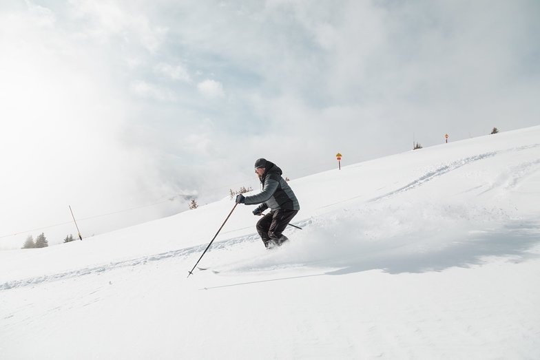 14cm of fresh snow., Marmot Basin