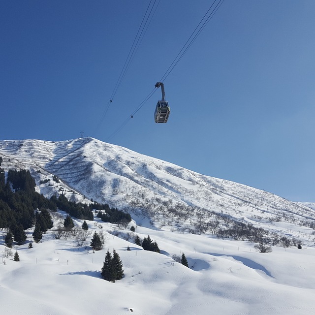 Bluebird powder day in andermatt