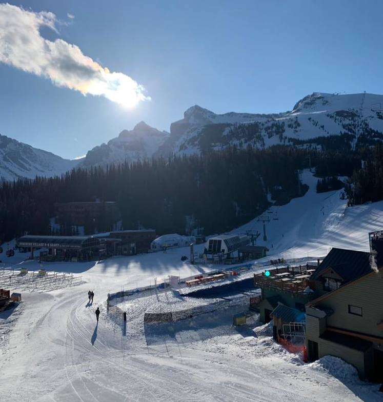 End of season., Sunshine Village