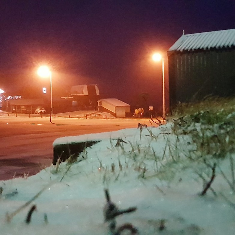 Snow has started to fall., Mount Hotham