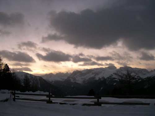 Panorama della Val di Fassa, Pozza di Fassa