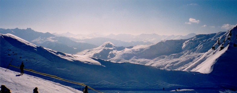 La Plagne Top Station Mountain Range (East)