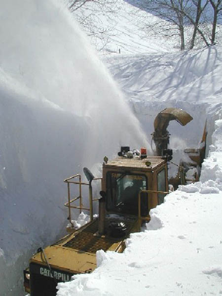 Digging in the snow at Faraya (lebanon), Mzaar Ski Resort