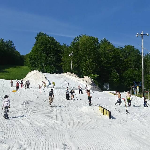 Open for summer camp., Mont Saint Sauveur