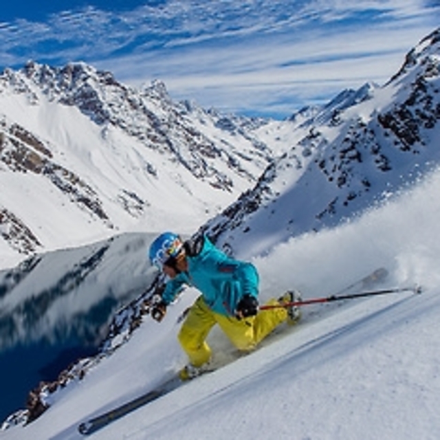Portillo Snow: Lake run Portillo