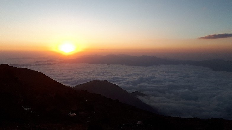 صعود قله دماوند از جبهه شمال شرقی روستای تاندل شهریور 1398, Mount Damavand